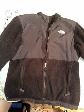 The North Face Girls Black Insulated Fleece Jacket - Full Zip